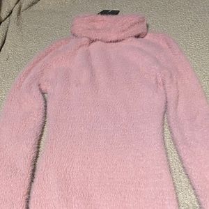 Turtle Neck long sleeve long dress